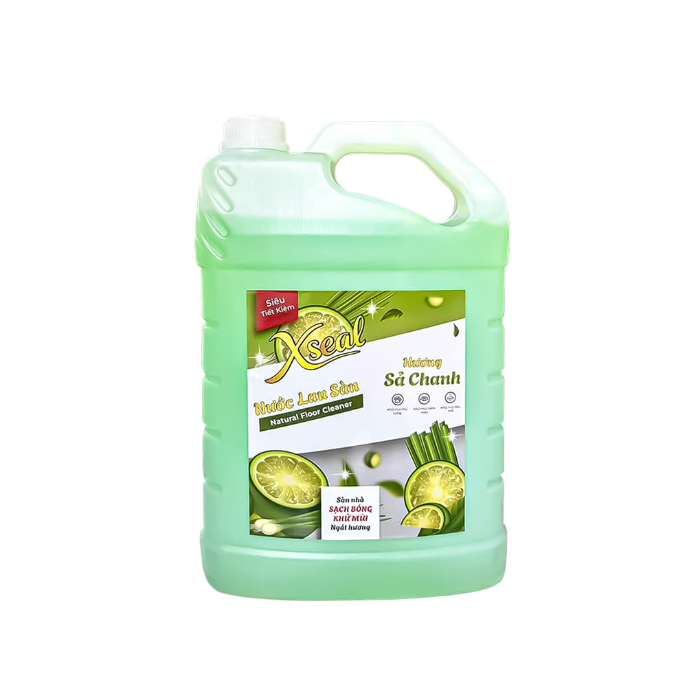 Nước Lau Sàn Hương Sả Chanh 3.8kg