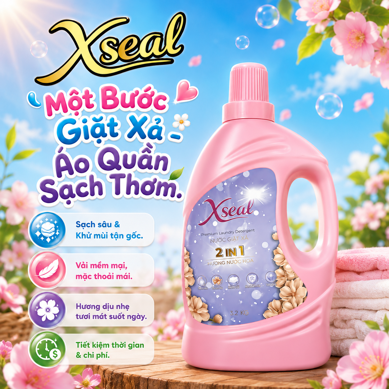 Cách chăm sóc quần áo giúp giữ màu vải và thơm lâu sau nhiều lần giặt